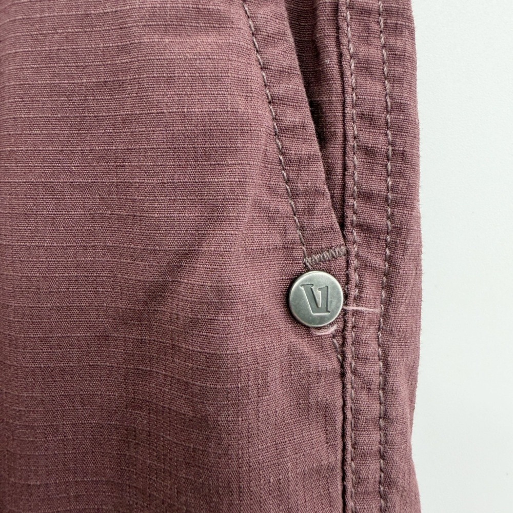 Vuori Ripstop Pants in Chestnut Purple Brown Size XS - Picture 7 of 11